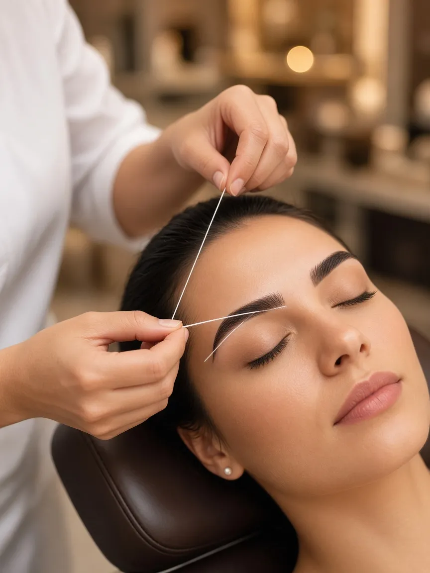 Servicio profesional de depilación y diseño de cejas